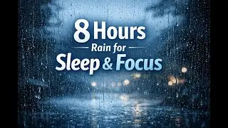 Gentle Rain Sounds for Deep Sleep & Relaxation | 8 Hours