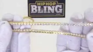 1 Row Tennis Chain CZ | Lab Made | Prong Set | Bling Bling