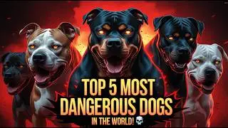 Top 5 Most Dangerous DOGS In The World! ☠️😱 * banned dogs