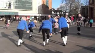 Coventry Morris Men (2) in Broadgate Coventry
