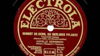 Denkst de denn, du Berliner Pflanze (Kermbach-Fleßburg)