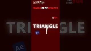 💧 *After Effects Trick #04: Water Drop Text Reveal*