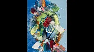 Easy Painting for Beginners with Acrylic Colors/ Create different effects with Palette Knife