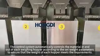 Four-hopper quantitative weighing packaging machine
