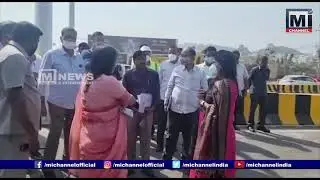 GHMC Mayor Gadwal Vijayalakshmi Press meet after Shaikpet to raidurg flyover inspection