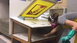Silk Screen Printmaking &bull; University of Calgary Art 377