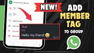 WhatsApp: How to Use &ldquo;Add Member Tag&rdquo; in Group (NEW UPDATE)