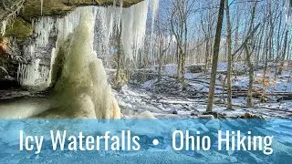 Winter Hiking Dundee Falls, OH