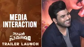 Sharwanand Media Interaction @ Maha Samudram Trailer Launch