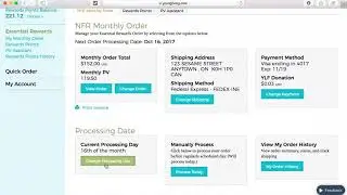 How to order from your NFR Cart - Young Living Essential Oils
