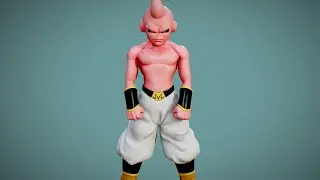 Majin Buu by Nomad Sculpt #dragonball #dragonballz #majinbuu #buu #3dsculpting #nomadsculpt
