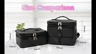 Three Layers Nail Polish Storage Bag Holds 60 Bottles and Nail Drill