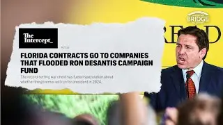 Ron DeSantis hypocritically accuses others of giving kickbacks to cronies
