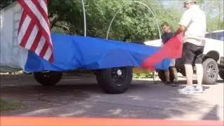 Building a 4th of July Float