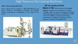 High Pressure Die - Casting Machines- Basic Technology Involved