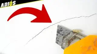 Трещина в стене? Вот как её можно отремонтировать.