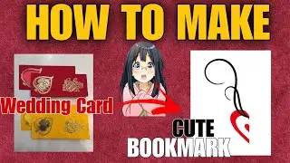 How to make a cute bookmark/waste paper use #craft #longformvideo #tutorial #art 