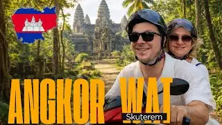 #4 Kambodża 🇰🇭 Angkor Wat czyli najstarszy kompleks swiatynny na świecie | Zwiedzanie skuterem vlog 