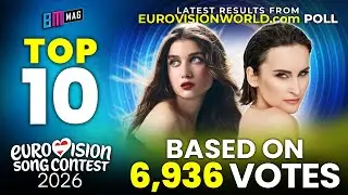 TOP 10 Songs by 6936 Votes - Vidbir 2026 - Ukraine's National Final for Eurovision 2026