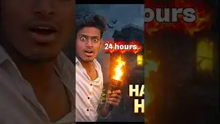 24 Hours in a Haunted House 😱 | ₹20,000 Survival Challenge #shorts