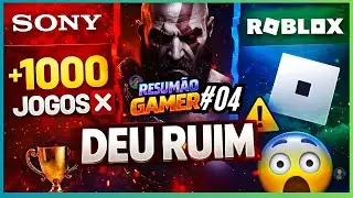 Pol&ecirc;mica no Roblox e o Felca, Kratos da S&eacute;rie da Amazon e Sony Remove + de 1.000 jogos da PSN