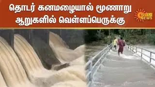 Munnar floods | தொடர் கனமழையால் மூணாறு ஆறுகளில் வெள்ளப்பெருக்கு | Kerala rain