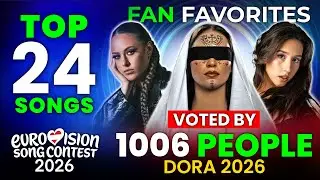 TOP 24 by 1006 People - Dora 2026 - Croatia's National Final for Eurovision 2026