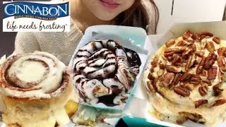 シナボン3個食べる！シナボンクラシック×キャラメルピーカンボン×ミニチョコボン！幸せすぎるひととき【スイーツちゃんねる】