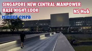SINGAPORE MINISTRY OF DEFENCE NEW CENTRAL MANPOWER BASE LOOK AT NIGHT IS SO BRIGHT 