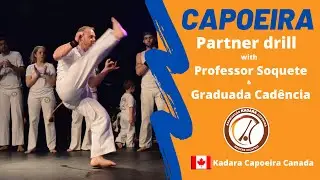 Capoeira Regional training drill, a 2 player sequence.