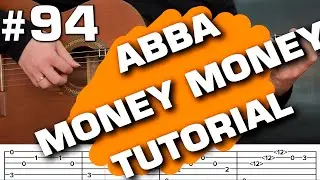 abba money money money guitar tutorial tabs fingerstyle cover instrumental (guitarclub4you)
