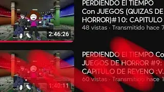 PERDIENDO El TIEMPO Con JUEGOS DE HORROR #9: CAPITULO DE REYENO :V...