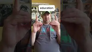ASL sign for education / Learn ASL