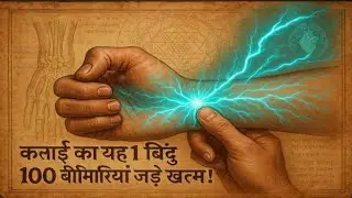 PC6 Neiguan point | सिर्फ 2 मिनट कलाई का ये 1 बिंदु दबाएं, 100 बीमारियां जड़ से खत्म !🫣