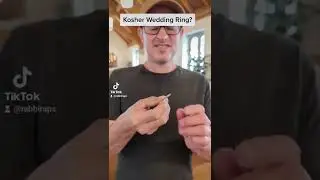 kosher ring for a Jewish wedding