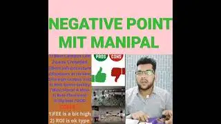 Negative points of Manipal University 🥲 | Manipal harsh reality 🤨 #manipal #ytshorts#cutoff #shorts