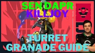 SEN dapr Killjoy Ascent Turret, Granade Spots | Radiant Gameplay #37 (FULL GAME)