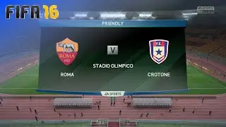 FIFA 16 - AS Roma vs. FC Crotone @ Stadio Olimpico (Season '16/'17)