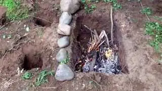 SAS survival handbook Dakota fire pit