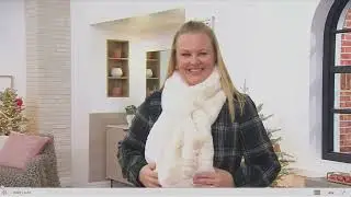Isaac Mizrahi Live! Faux Fur Scarf on QVC