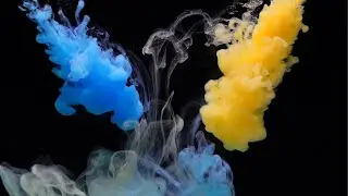 Hypnotic Ink in Water, Abstract Paint,  Liquid Art, Live Wallpaper, Fluid Art Screensaver, Relaxing