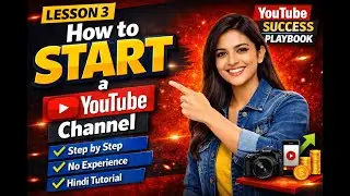 Welcome to YouTube Success Playbook This channel is specially created for beginners and students.L-3