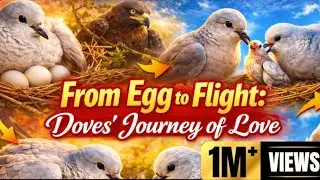 From egg to flight |Dove journey of love #wildlife #dove #lifestyle 