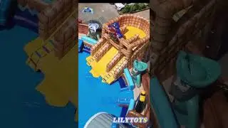 Inflatable water park equipment  #bounceintojoy #bigtent #waterslide #kids #inflatabletoy