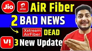 Jio, Airtel | Airfiber Bad News | Vi 3 New 5g Update | No More Adani Group 5G