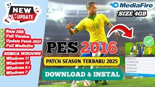 Tutorial Cara Download PES 2016 Update Patch 2025 🎮