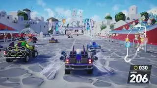 Sonic Racing: CrossWorlds Online Match: Apotos Track Acceleration Machine With Sage