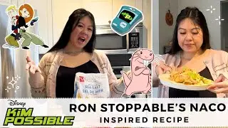 trying the naco from kim possible, taco meets nacho, recreating food from tv shows 🌮