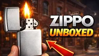 Zippo 200 Classic Brushed Chrome Pocket Lighter Unboxing. #zippo #zippolighters #zippolighter
