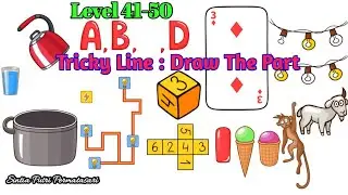 Tricky Line: Draw The Part Level 41,42,43,44,45,46,47,48,49,50